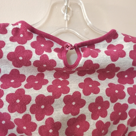 Mini Boden - Girls size 7-8Y grey and purple flower print dress - Picture 6 of 6